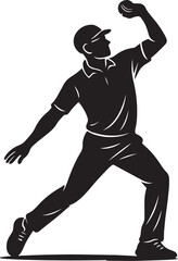 baseball player silhouette