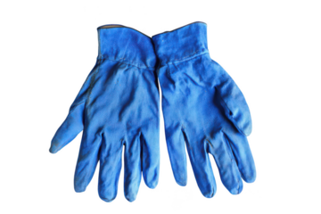 Blue Work Gloves
