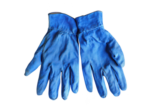 Blue Work Gloves