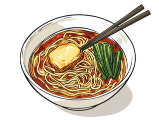 noodle vector art
