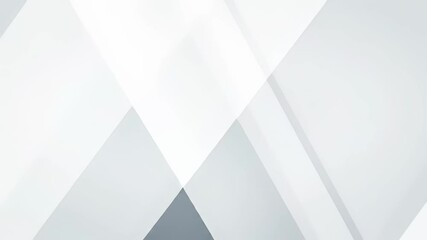 Abstract geometric background with clean overlapping white and gray shapes and modern minimalist lines. - Powered by Adobe