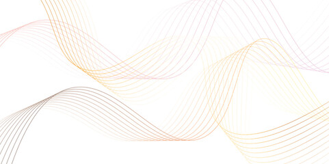 Abstract dynamic multicolor lines waves, technology line stripe isolated science digital flowing black line,. Abstract green wave on white design modern background vector illustration.. Smooth 