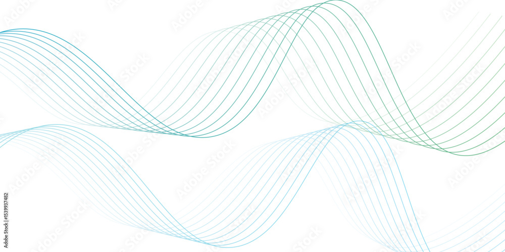 Poster abstract white gradient background with waves winter white abstract background design. modern wavy l