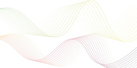 Abstract white gradient background with waves Winter white abstract background design. Modern wavy line pattern guilloche curves in monochrome colors. Abstract art line design.	
