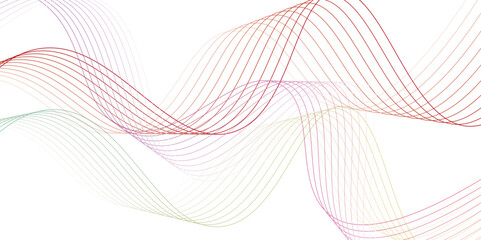 Abstract white gradient background with waves Winter white abstract background design. Modern wavy line pattern guilloche curves in monochrome colors. Abstract art line design.	
