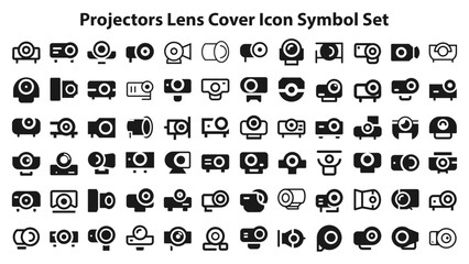 Projectors lens cover icon Symbol Set.svg. creative modern icon set, Professional Symbol download scalable vector file
