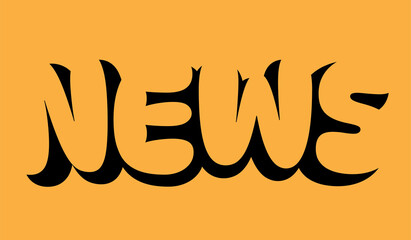 news ,lettering design illustration