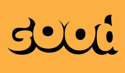 good ,lettering design illustration