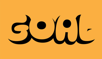 goal ,lettering design illustration