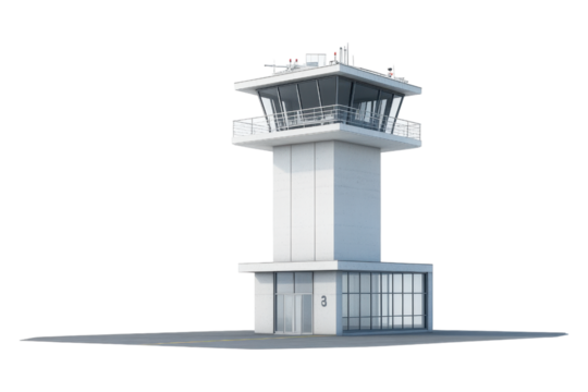 Sleek Airport Control Tower Design
