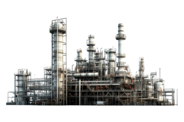 Massive Industrial Plant Structure