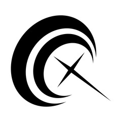 Abstract Y2K Vector Shape Element