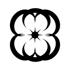 Abstract Y2K Vector Shape Element