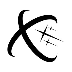 Abstract Y2K Vector Shape Element