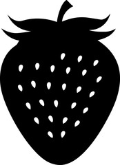 strawberry silhouette vector (1).eps