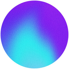 Hologram circle colorful gradient sticker background