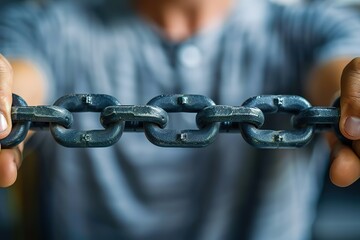 Businessman holding a DevOps automation network connecting icon for real-time collaboration in architecture 