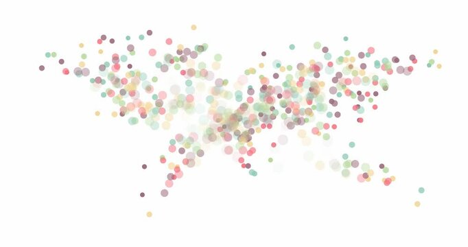 Modern Generative Art World Map Reveal