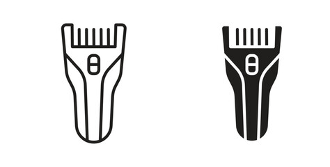 Trimmer icon Logos. Flat Vector Icon Design Template