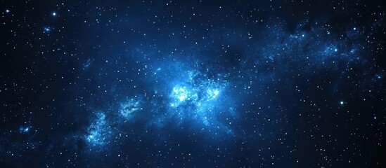 Fototapeta premium Deep space nebula with scattered stars