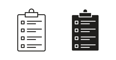 Task list icon Logos. Flat Vector Icon Design Template