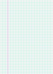 Full frame shot of page with checked patterned lines, copy space