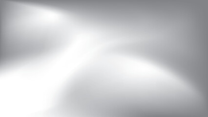 Abstract white and gray gradient background. Vector illustration.