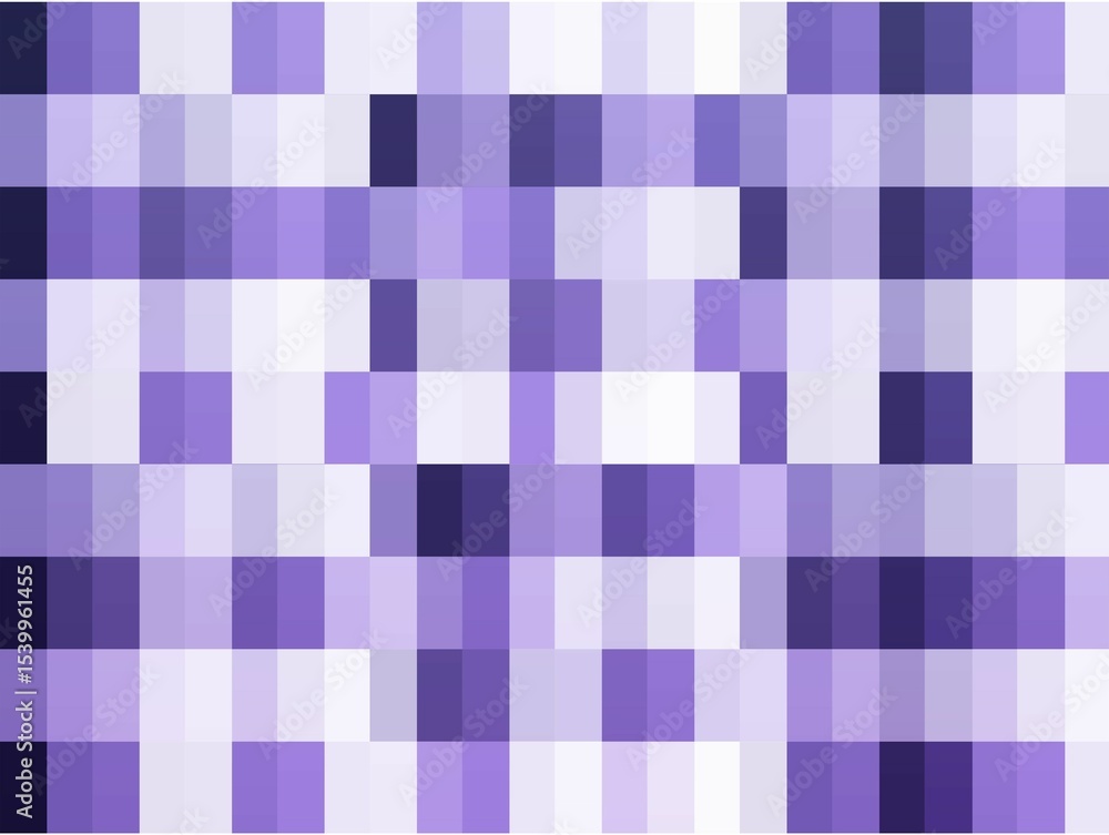 Poster abstract grid of purple and white square tiles is displaying flat design on transparent background