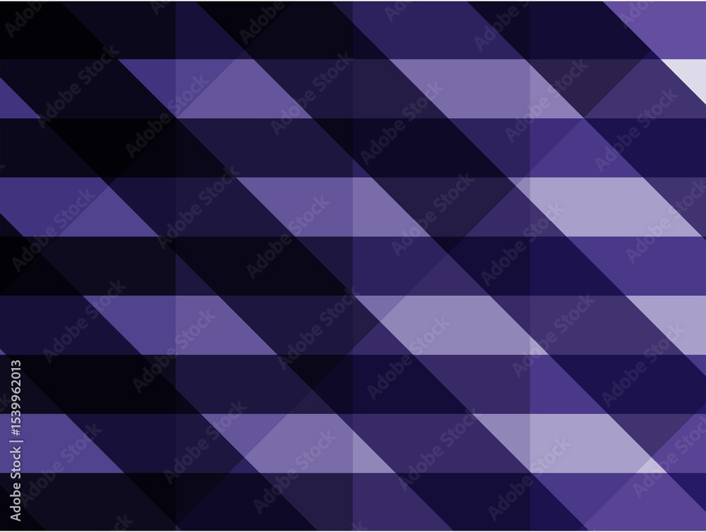 Poster abstract geometric design showing flat style grid of purple rectangles with diagonal divisions