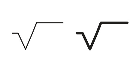 Square root icon