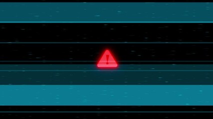 AI and cybersecurity threats virus and malware alerts glitch. technology, hacking, digital security, artificial intelligence, cyberattack, data breach. Virus, Hack, screen attack, cybersecurity, hack - Powered by Adobe