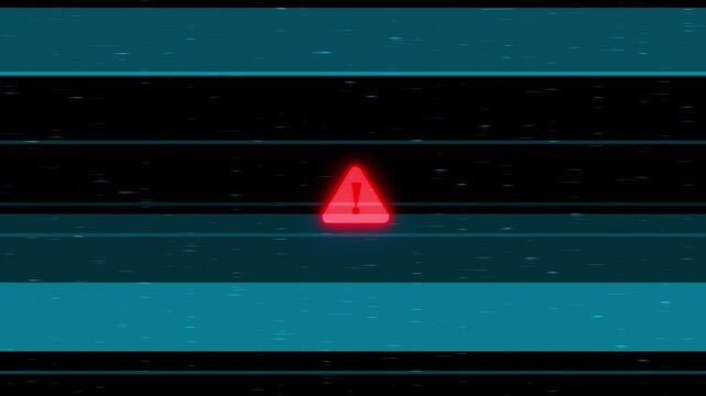 AI and cybersecurity threats virus and malware alerts glitch. technology, hacking, digital security, artificial intelligence, cyberattack, data breach. Virus, Hack, screen attack, cybersecurity, hack - Powered by Adobe