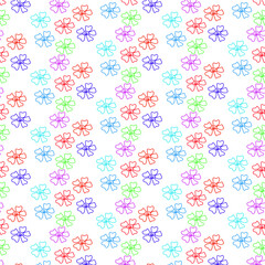 seamless pattern with flowers