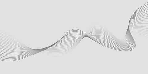 Abstract vector background with black wavy lines. EPS10