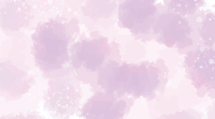Watercolor textures soft purple color abstract background