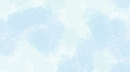 Watercolor textures soft blue color abstract background