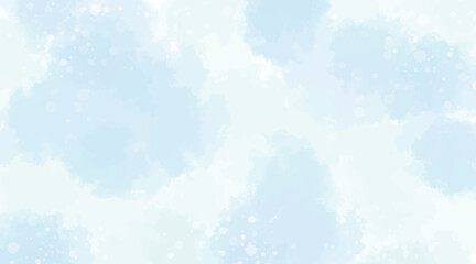 Watercolor textures soft blue color abstract background