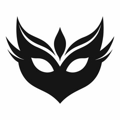 black and white mask