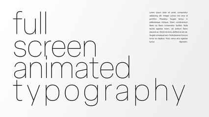 Full Screen Title 01  