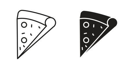 Pizza slice icon