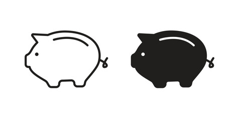 Piggy bank icon
