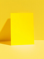 poster mockup, set in the table, high quality commercial layout, hard flash