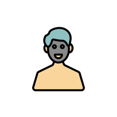smile icon collection .design style with background