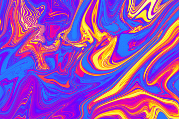 Colorful Liquid Abstract Background
