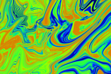 Colorful Liquid Abstract Background