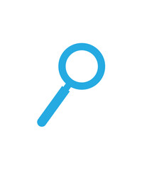Magnifying glass graphic icon design template isolated