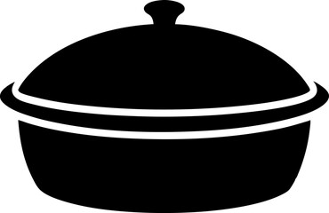 Lid Silhouette Vector Illustration 