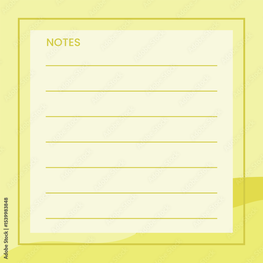Poster plain notebook vector paper. blank paper template.
