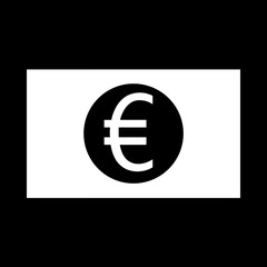 Obraz premium Banknote with Euro Sign