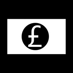 Banknote with Pound Sign